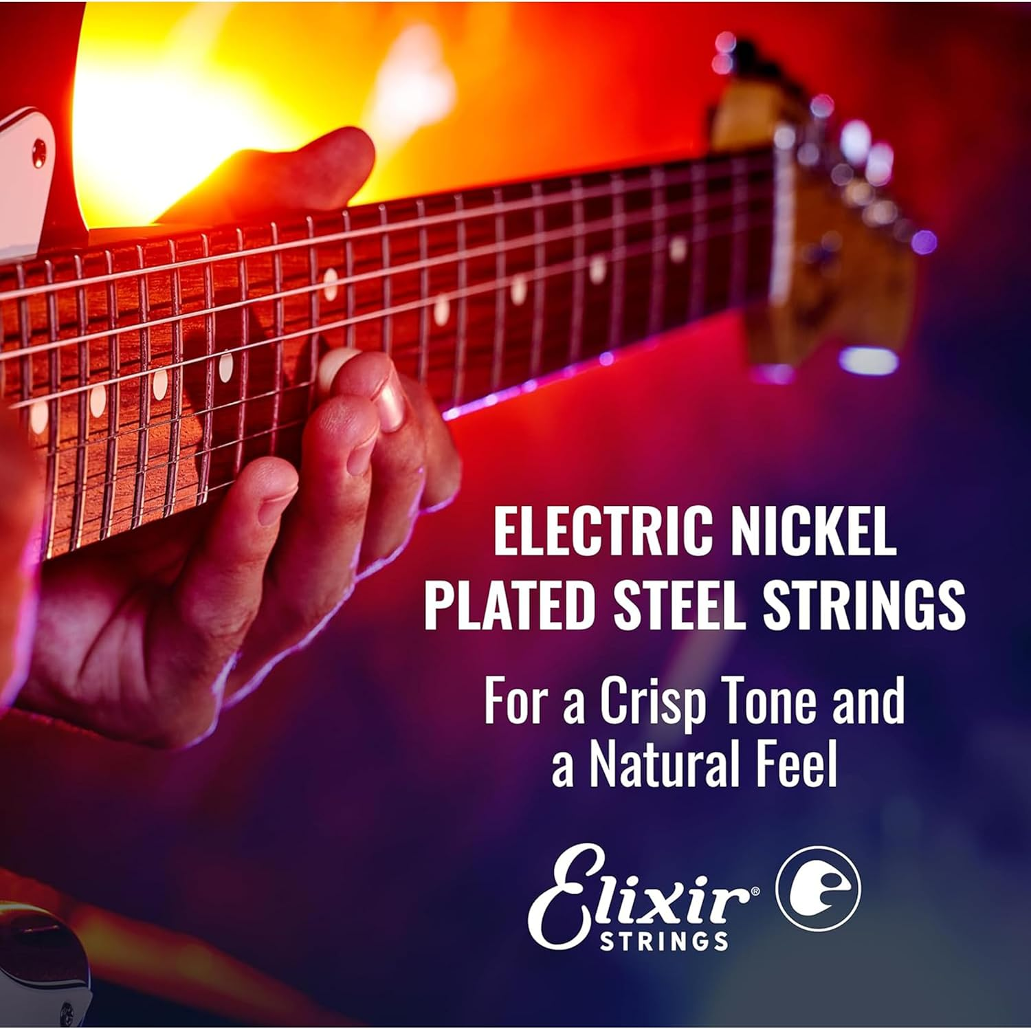 Elixir Strings 16552 Guitar Strings with OPTIWEB Coating, 3 Pack, Light (.010-.046) image number 1