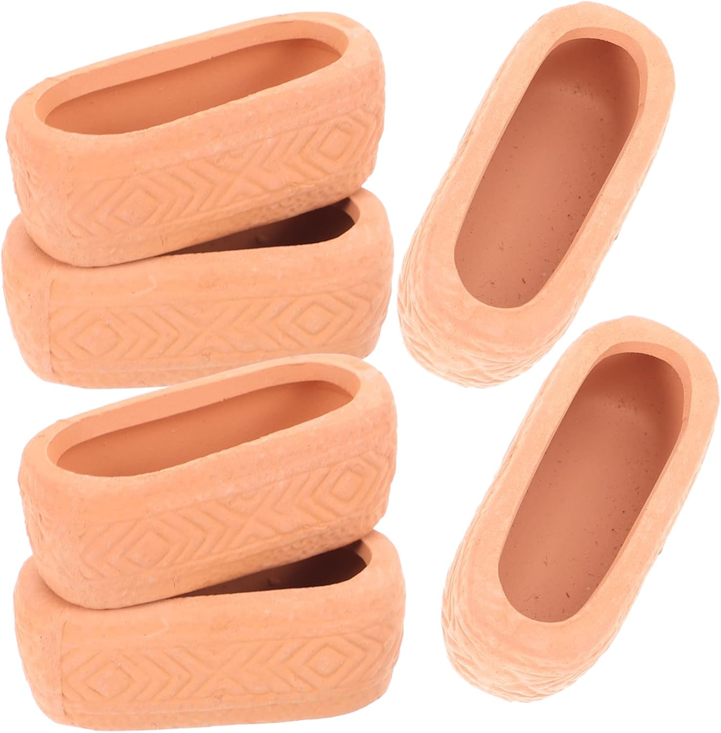 12Pcs Vintage Small Ceramic Plant Nursery Pot for Succulent for Indoor Planting and Garden Supply Ceramic Pots for Plants image number 2