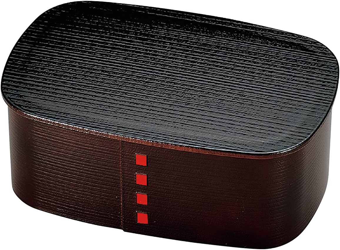Tatsumiya 301779 Wappa 1-Tier Bento Box, 23.7 Fl Oz (700 Ml), Hinoki, Made in Japan