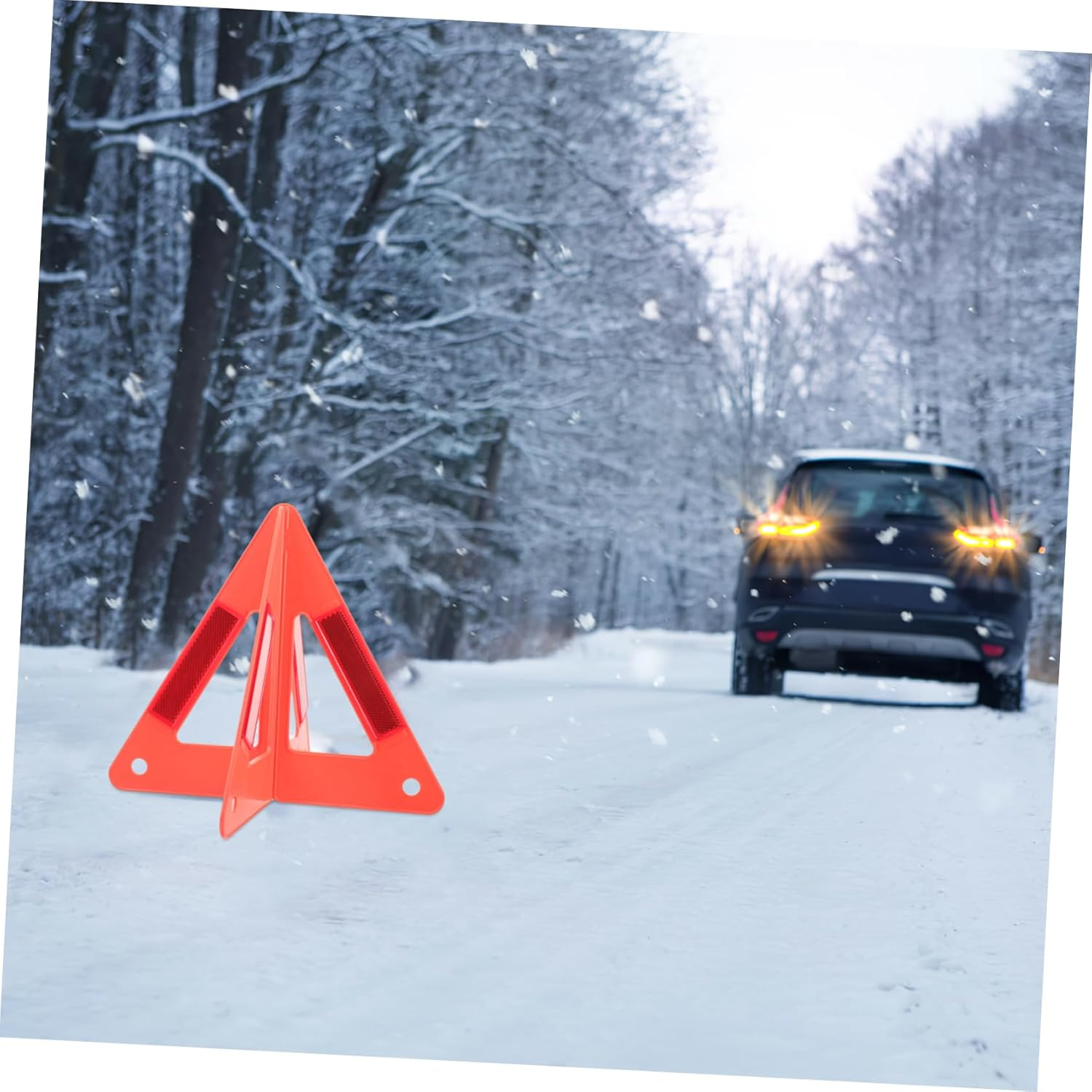 Car Safety Reflective Triangles Roadside Emergency Warning Triangle for Vehicle Breakdown Road Hazard Sign Reflective Auto Safety Tool for Australian Drivers image number 4