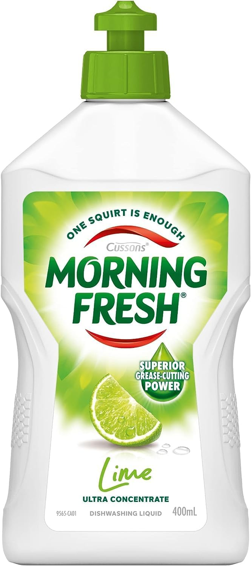 Morning Fresh Lime Ultra Concentrate Dishwashing Liquid 400 Ml (Pack of 12) image number 1