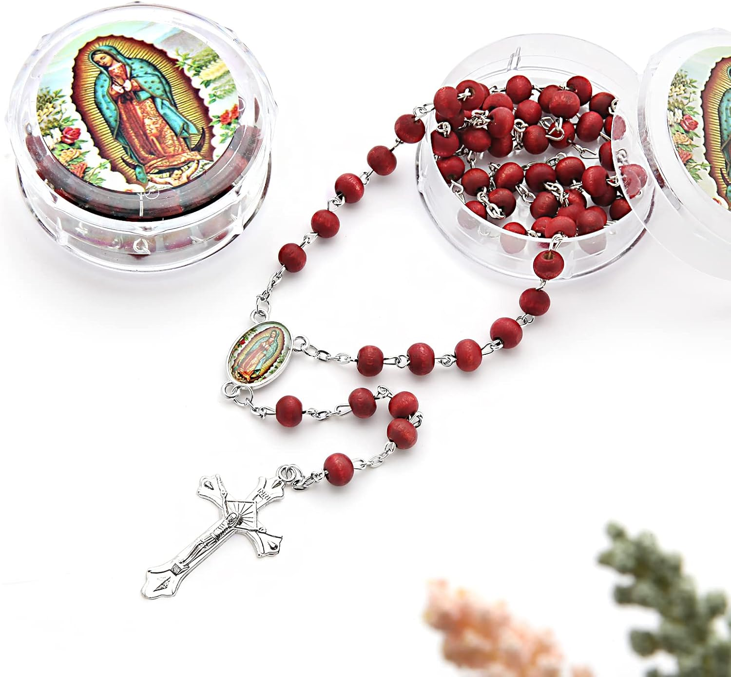 Brilucky Rosary Beads Bulk for Baptism Favors image number 2