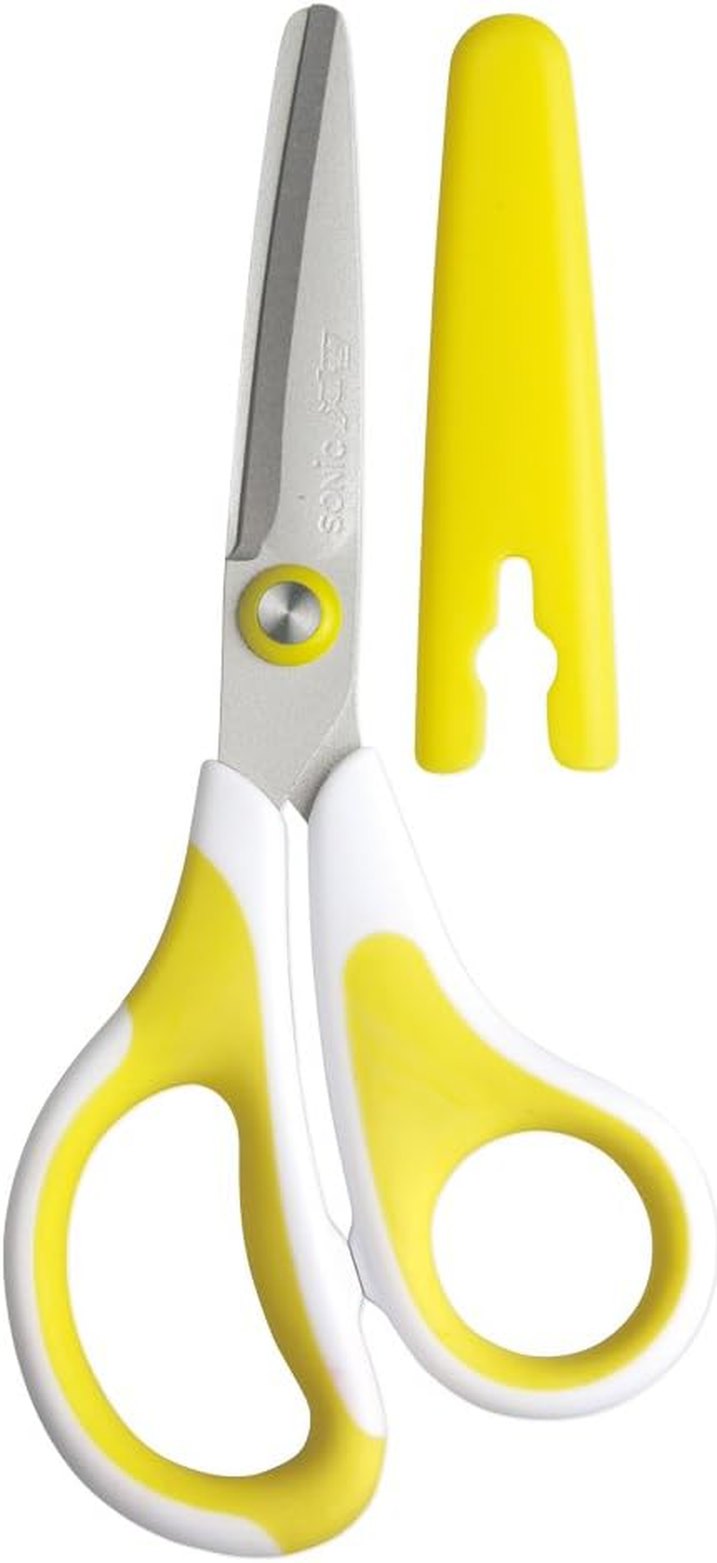 Sonic SK-5260-Y Megasaku 3D Air Scissors, Left Hand, Yellow image number 4