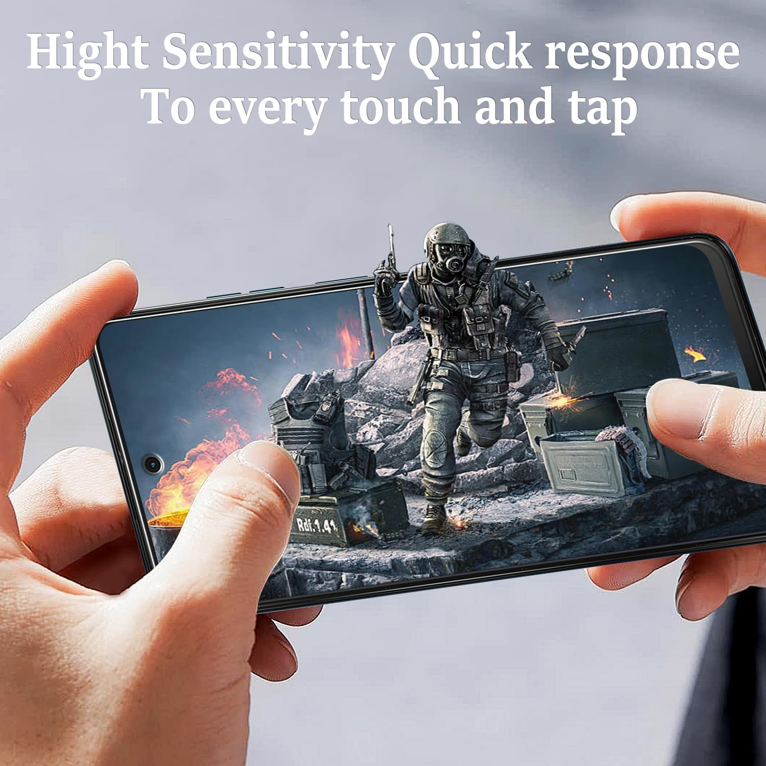 Pokolan 3 Pack Screen Protector for Motorola Moto Edge 50 Neo 5G Tempered Glass, 9H Hardness, Case Friendly, anti Scratch, Bubble Free, Easy to Install image number 4