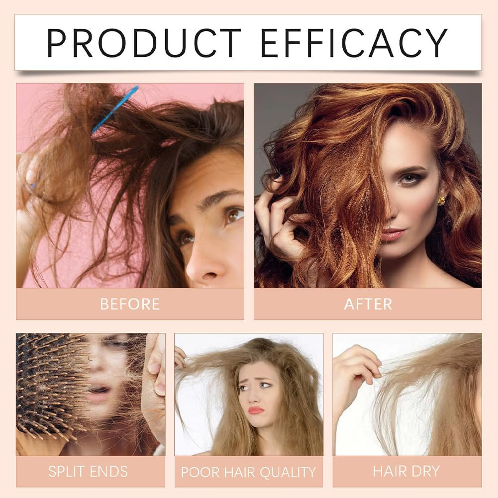 Shine Hair Serum by Gloss Absolu - Wild Rose Hair Gloss Oil, Lightweight Glaze Drops for Frizz Control & Hydration, 45Ml image number 3