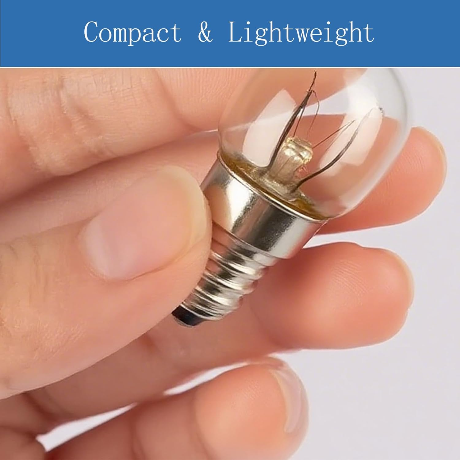 Loimon 15W E14 Light Bulbs | Heat Resisting & Long Lasting Globe Bulbs for Night Lights, Salt Rock Lamps, Wax Diffusers and Candle Warmers image number 1