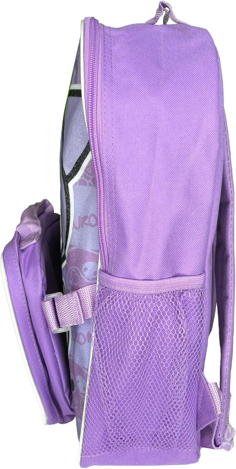 Fast Forward Hello Kitty Kuromi 16" Purple School Backpack and Rectangular Lunch Bag Attached image number 4