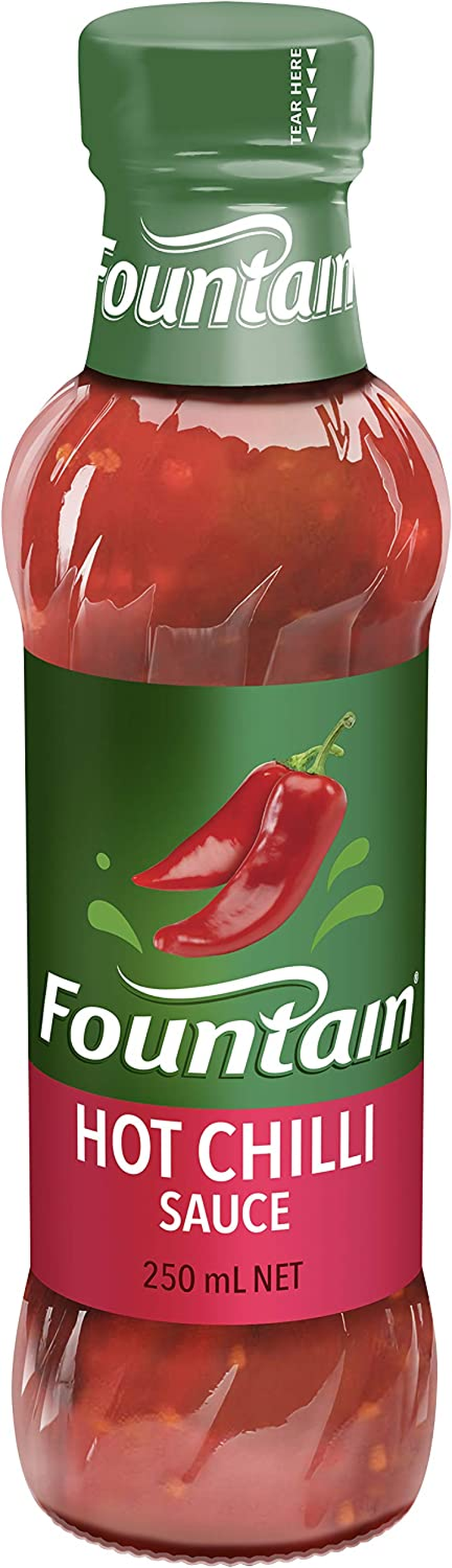 Fountain Hot Chilli Sauce Spicy Sauce Dipping and Marinade Fountain Sauces 250Ml image number 1