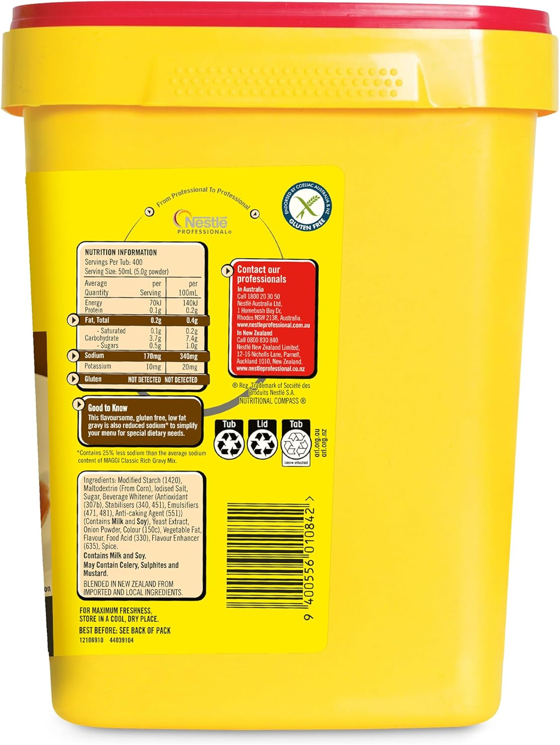 Maggi Gluten Free Instant Rich Gravy Mix 2 Kg image number 1