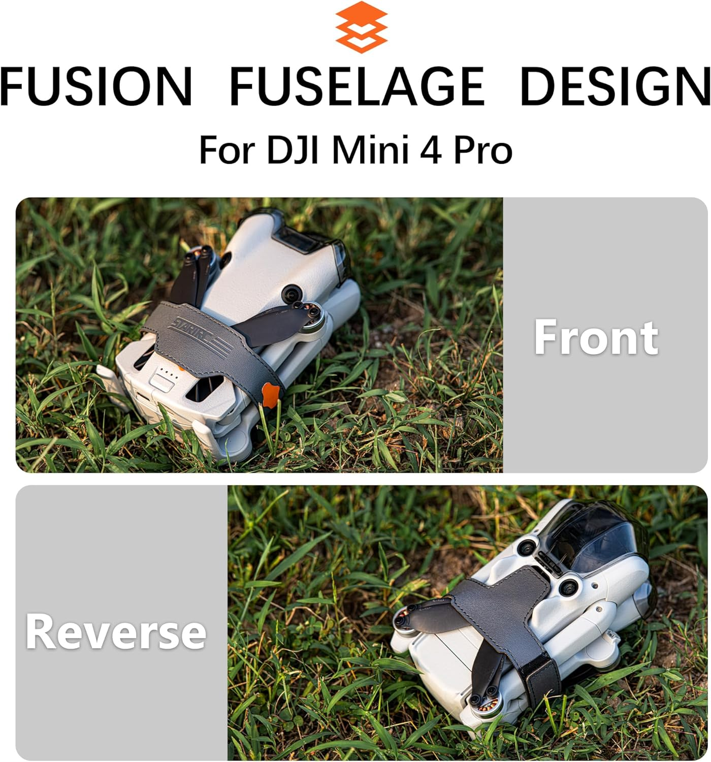 STARTRC Propeller Holder for DJI Mini 4 Pro, Drone Propeller Protector and Fixator, Grey, Adjustable, Weather Resistant image number 5