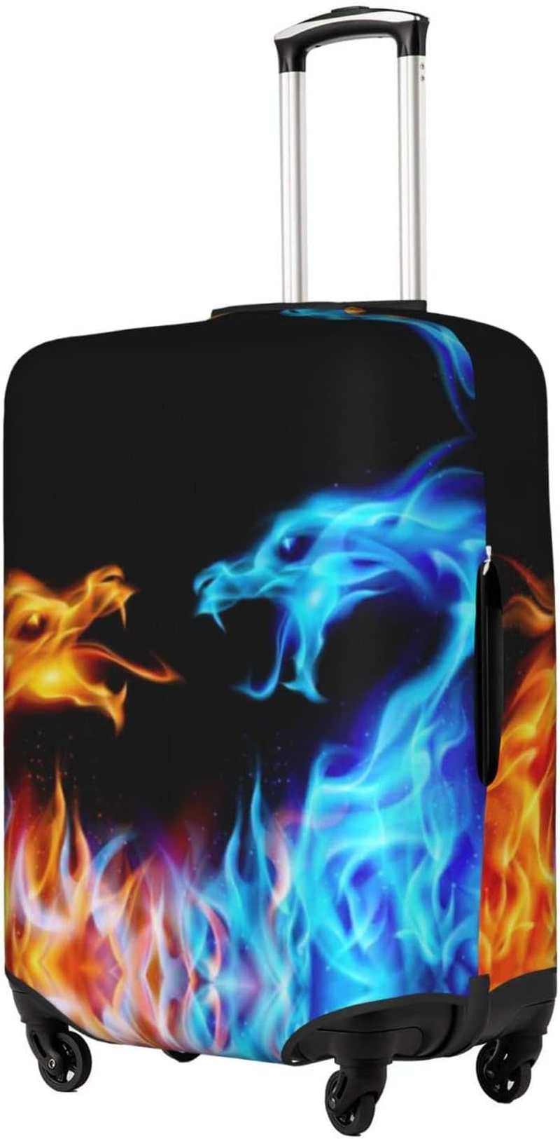 Ice and Fire Dragons Luggage Cover Anti-Scratch Suitcase Protector Fits 18-32 Inch Luggage image number 1