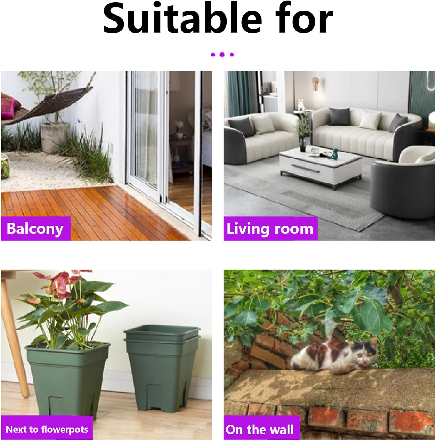 Cat Repeller Mat - anti Cat Scat Training Matting for Scratch Prevention, Heavy Duty Pet Pads with Spikes for Indoor Furniture, Garden Plants, Wall Protection, 16.54X3.15X0.39 Inches image number 5