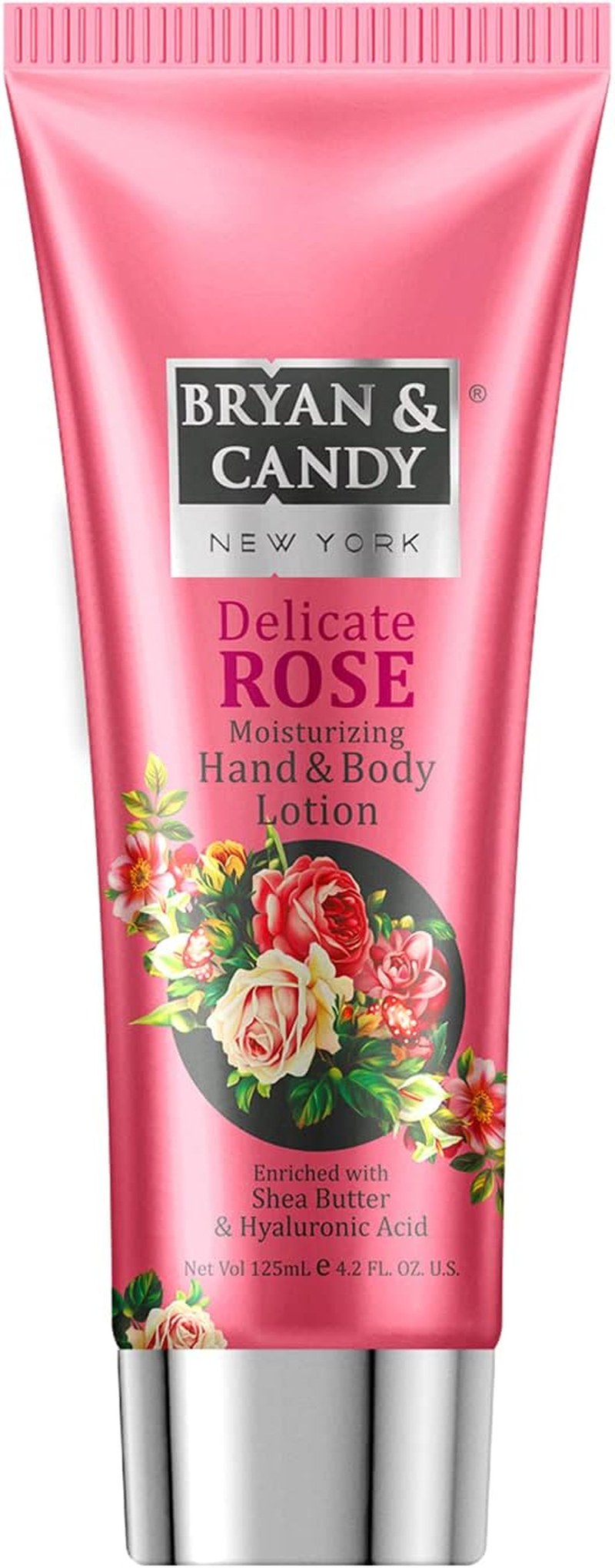 Bryan & Candy New York Delicate Rose Moisturizing Hand and Body Lotion Enriched with Shea Butter & Hyaluronic Acid for Smooth, Moisturized Skin (125Ml) image number 3