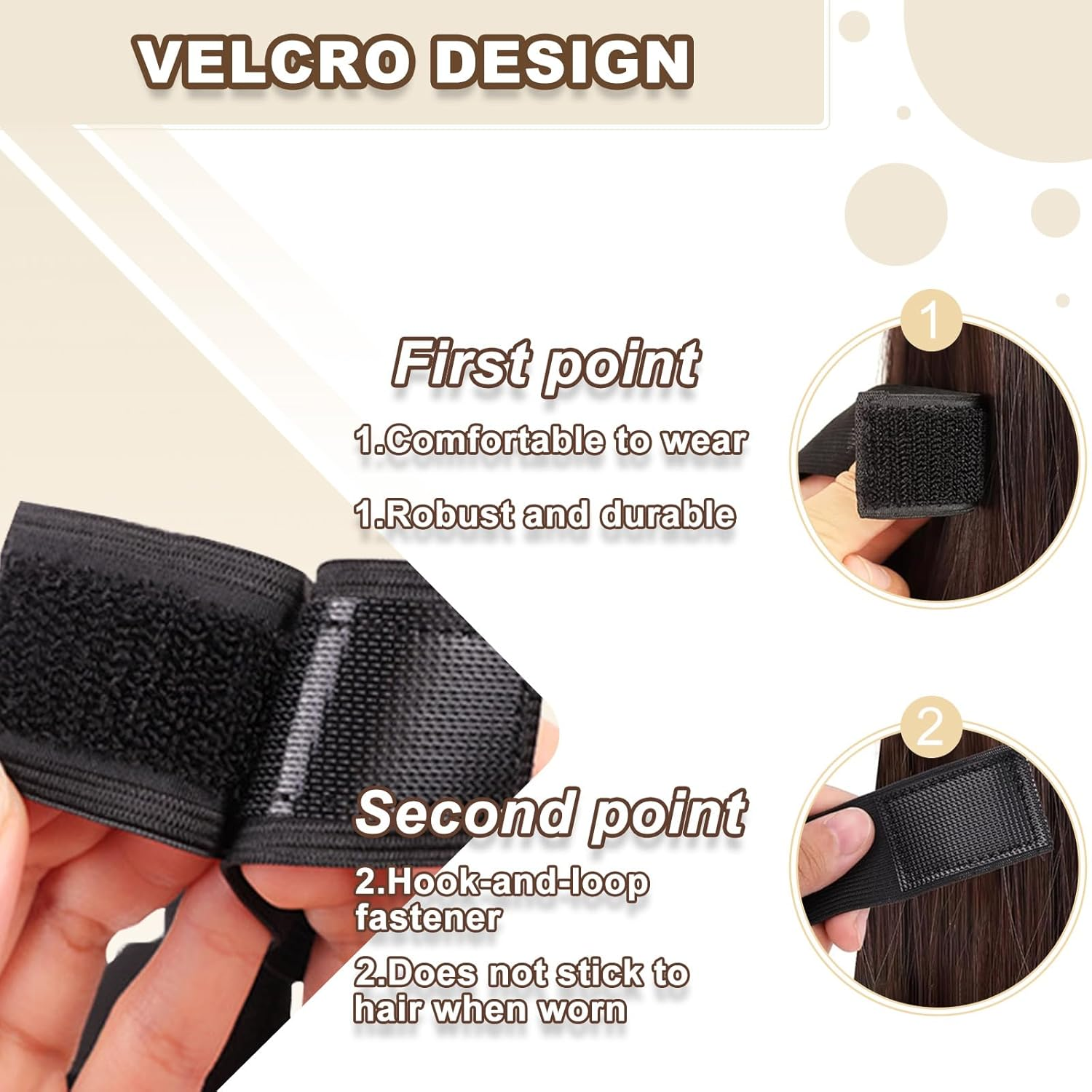 AABDTYYD 3Pcs Black Headband Wig & Wig Grip Cap, Elastic Melting Band with Ear Cut Outs, Comfortable Satin Lace Front Head Band for Secure Natural Hold