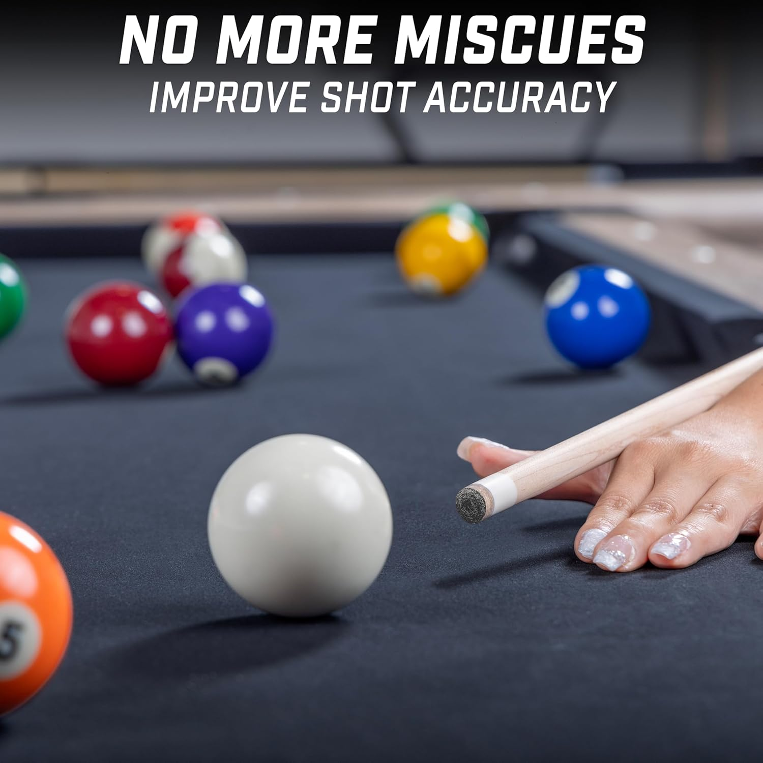 Gosports Premium Pool Cue Chalk Cube 12 Pack - Billiards Pool Stick Chalk - Black, Blue, Red, or Green - Red image number 5