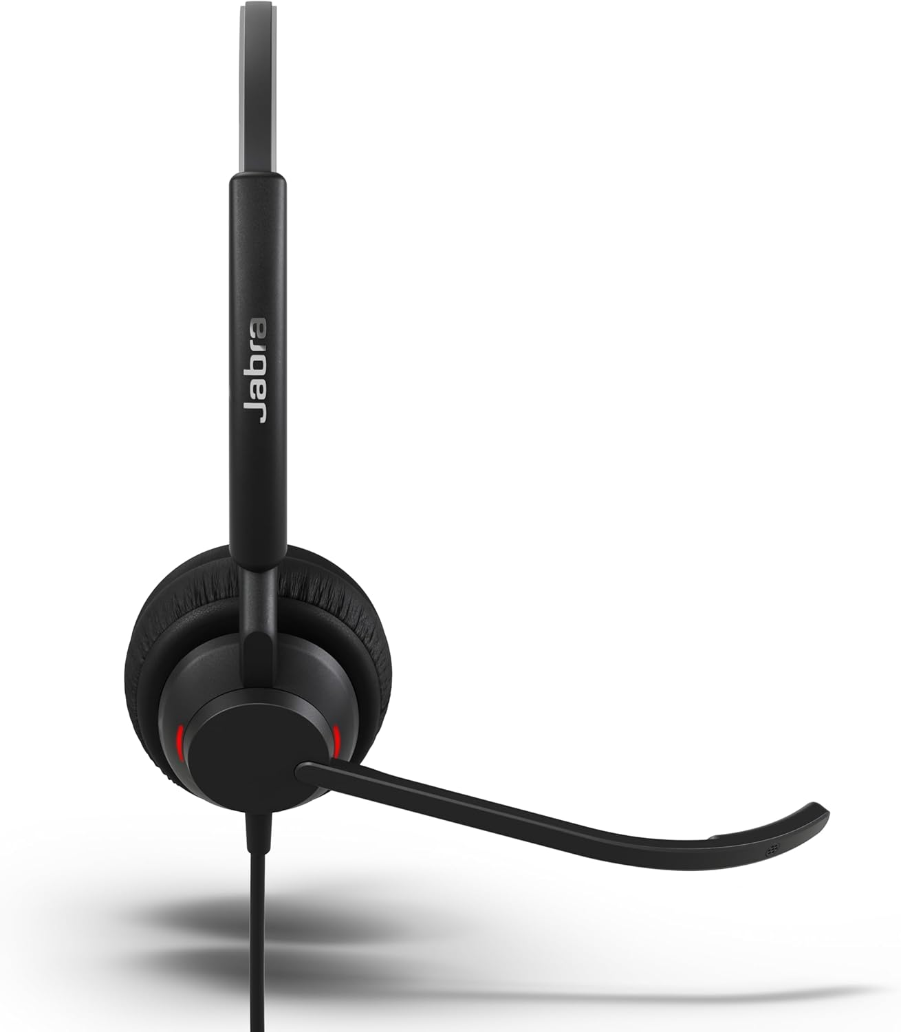 Jabra Engage 40 Wired Headset - 2 World Class Microphones with Active Noise Cancelling - Ultra Light Weight 63G - Teams & Open Office - on Ear Headphones with Mic - Real Time Insights - Balancedvoice