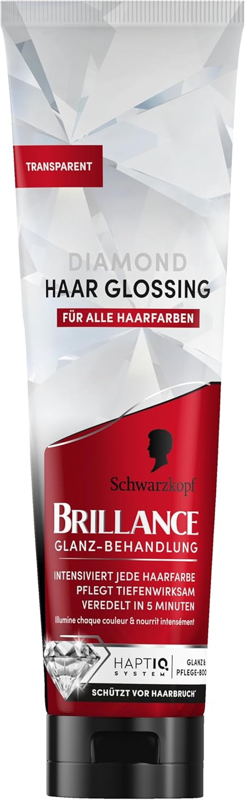 Brillance Shine Treatment, Hair Glossing Diamond Transparent (150 Ml), Glossing for Hair Intensifies Any Hair Colour, Can Be Applied like a Hair Mask image number 6