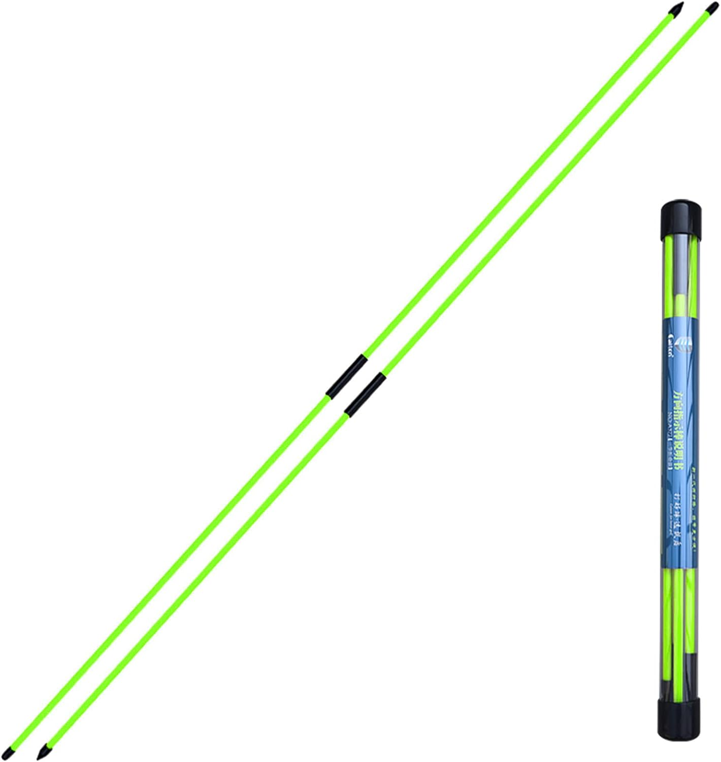 Staright 2Pcs Folding Golf Alignment Sticks Golf Indicator Golf Training Equipment Accessories