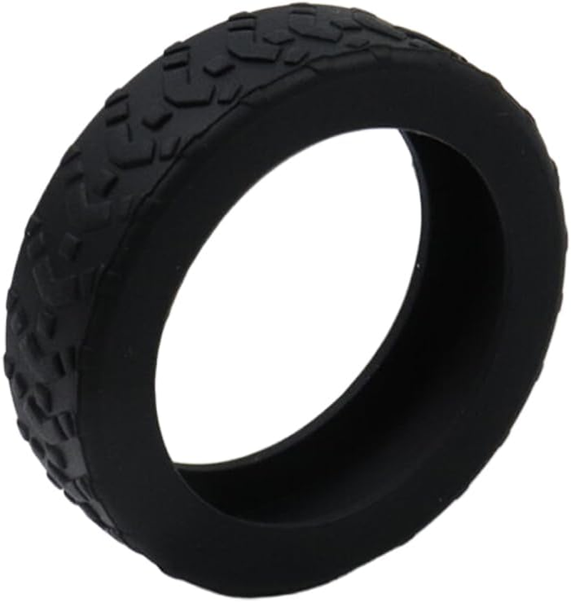 HEVSTIL 8PCS Luggage Wheel Covers, Luggage Wheel Silent Protector Covers, Silicone Suitcase Wheel Cover for Most 8-Spinner Wheels Luggage Sets,Protects and Securely Carries Your Luggage,Black image number 1