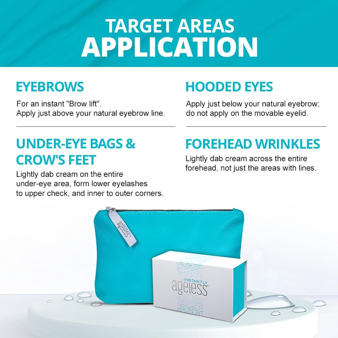 Jeunesse Instantly Ageless 25 Vials W/Free Makeup Bag | Instantly Ageless 25 Vial Box Set with FREE FULL SIZE Quest Makeup Bag image number 5