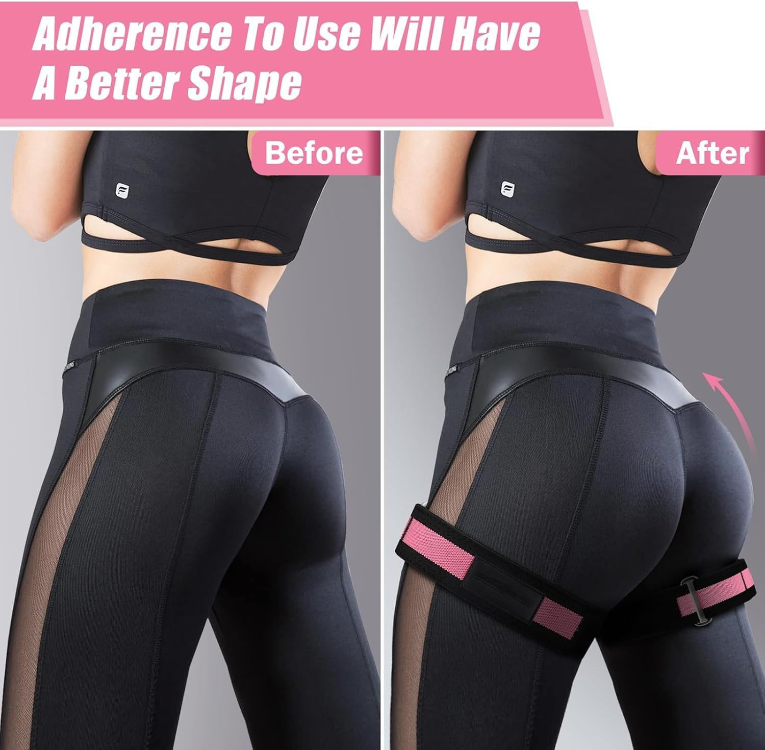 APEXORIGIN Booty Bands for Women Glutes & Hip Building,Bfr Bundle Booty Bands,Blood Flow Restriction Bands,Glute Bands-Best Fabric Resistance Bands for Exercise Your Butt,Squat,Thigh,Fitness image number 3