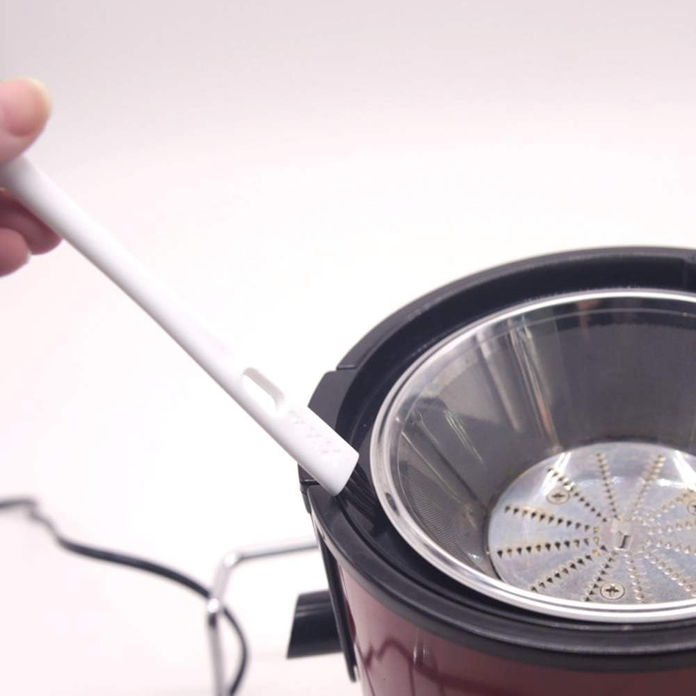 ACKLLR Coffee Grinder Cleaning Brush, Heavy Wood Handle & Natural Bristles Wood Dusting Espresso Brush and Nylon Espresso Machine Brush with Spoon for Bean Grain Barista Pasta Makers Home Kitchen image number 4