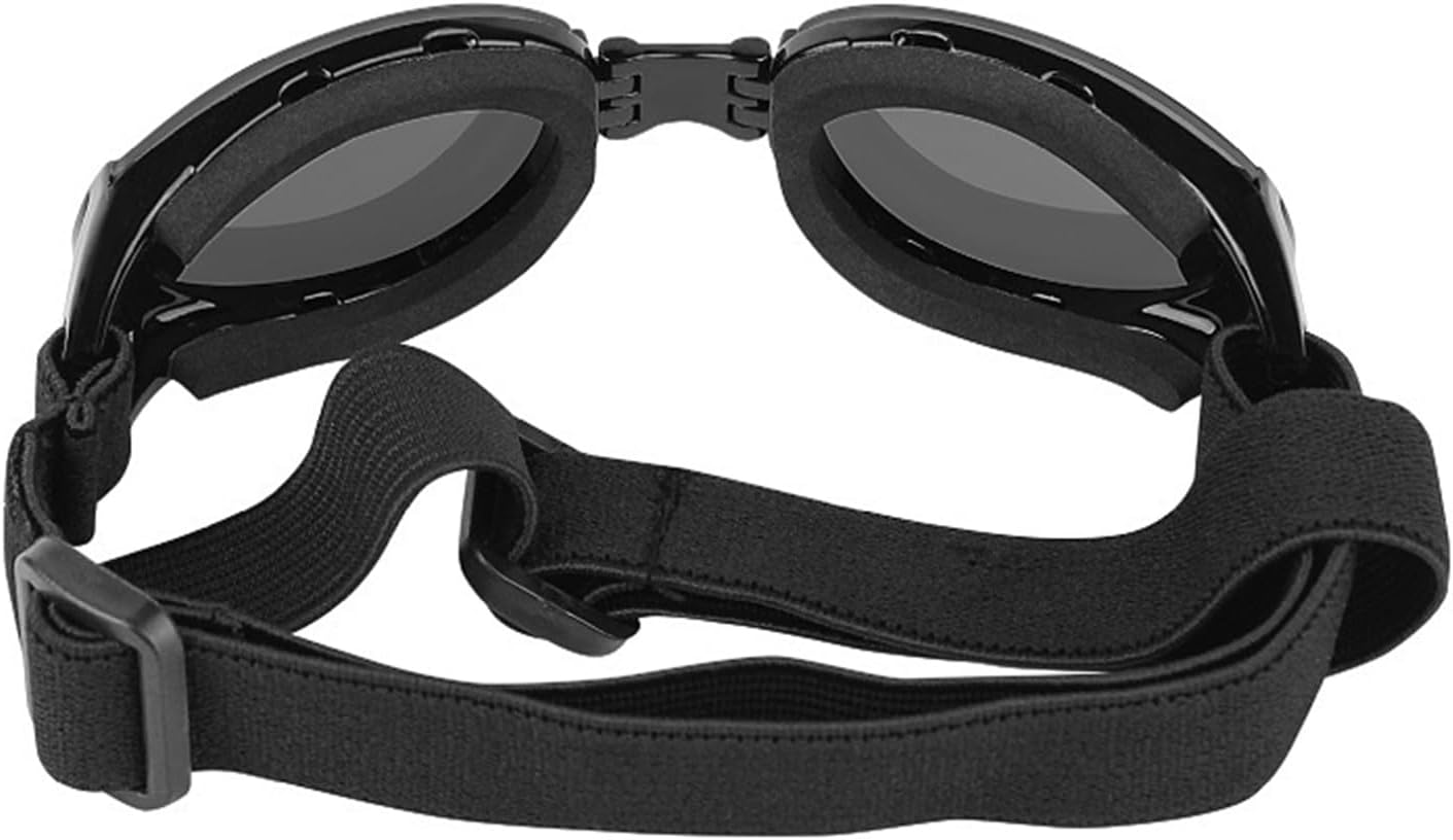 Goggles for Dogs Medium,Eye Protection Goggles for Pets | Adjustable Strap Foldable Pet Sunglasses for Plateau Cross-Country Running Skiing image number 1