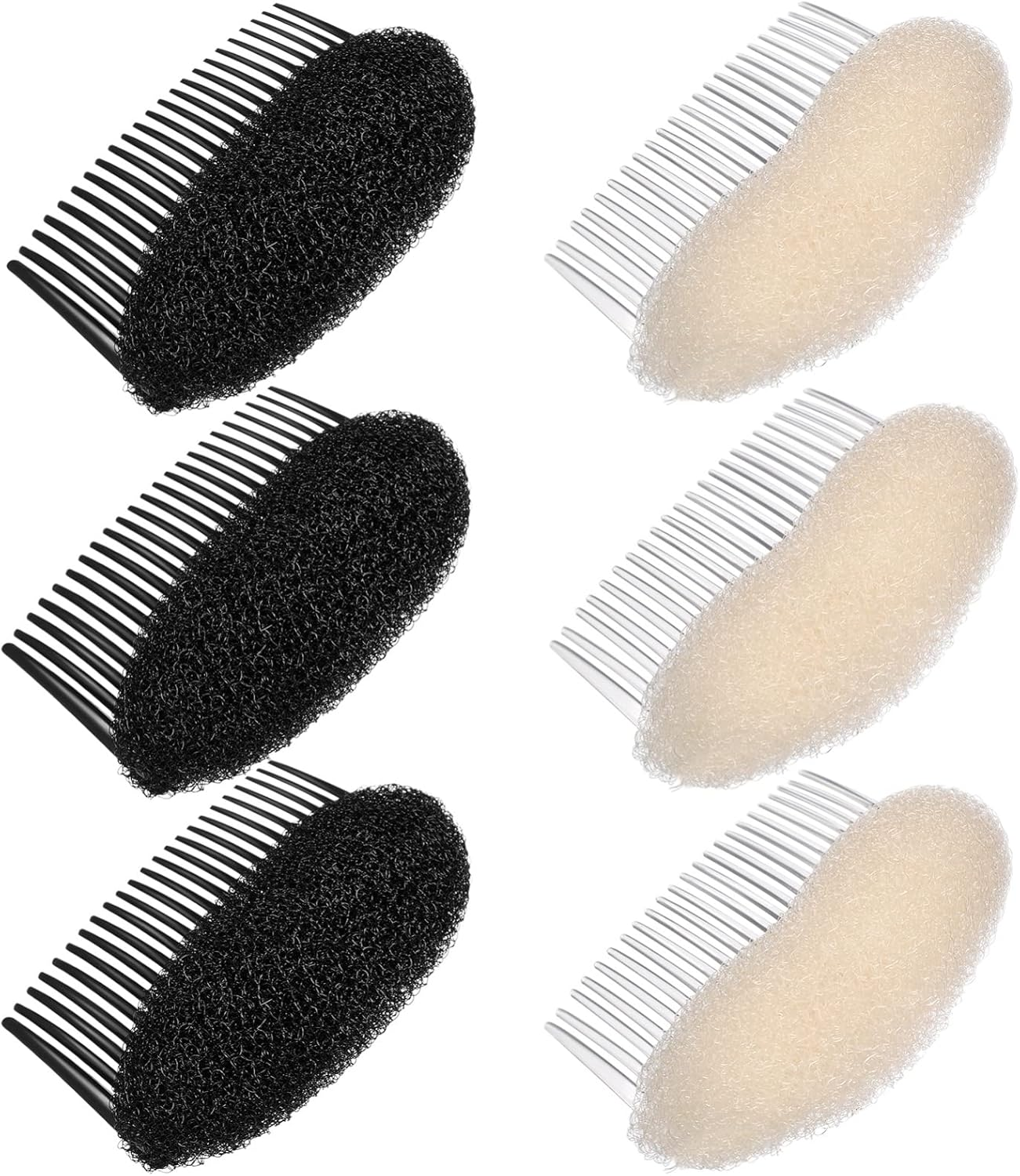 Beaupretty Bump It up Volume Inserts Hair Comb 6 Hair Volumes Hair Base Bump Hair Pad Volume Insert Bump up Hair Accessories for Sponge image number 5