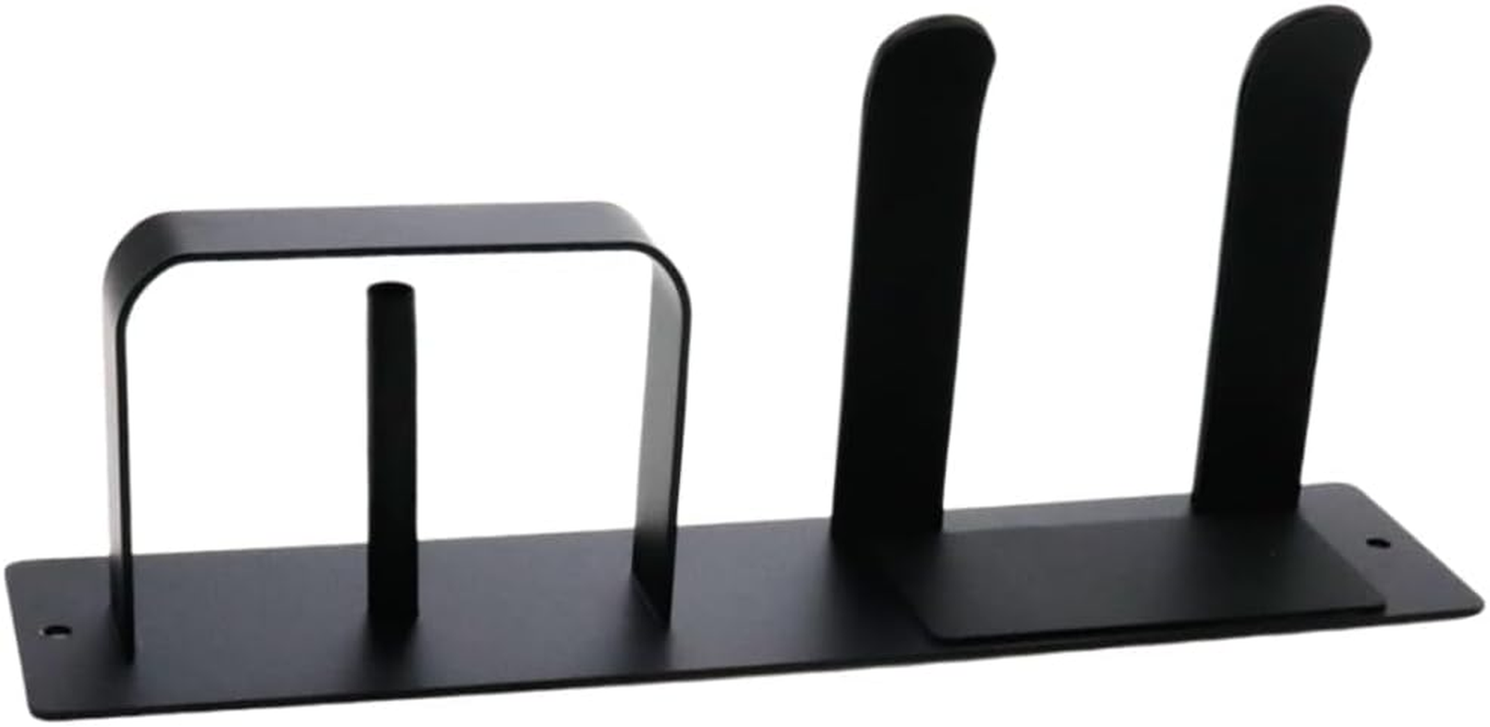 Black Hair Dryer Stand, Wall-Mounted Hair Dryer Station Accessories, Bathroom Hair Care Tool Organizer, Multi-Functional Space Storage Stand image number 5