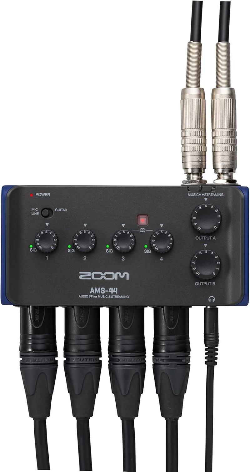 ZOOM AMS-44 Handy Audio Interface, Black image number 2