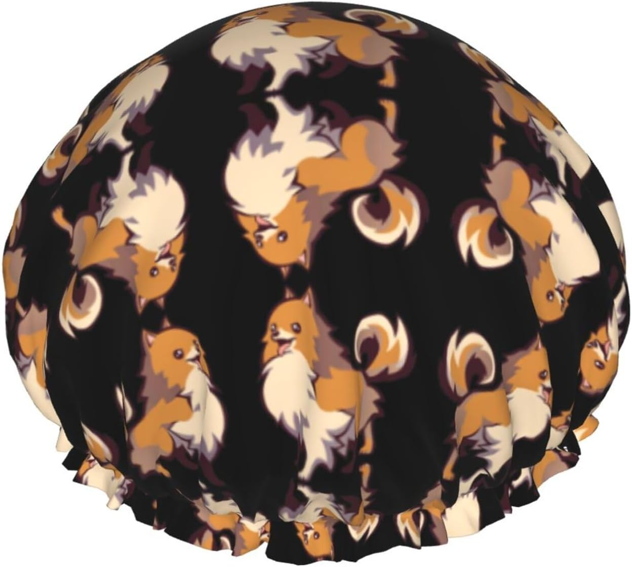 I Love Garbage Trucks Shower Cap for Water Shower Non Wetting,Double Layer Reusable Shower Cap,Hair Shower Caps for Long Hair