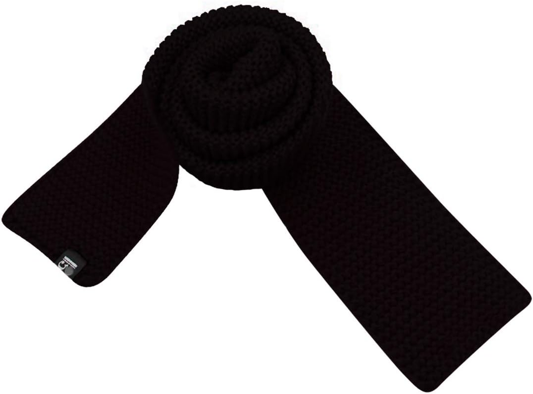 RARITYUS Kids Knitted Scarf Fashion Solid Color Toddler Soft Warm Scarves Neck Warmer Winter for Girls Womens