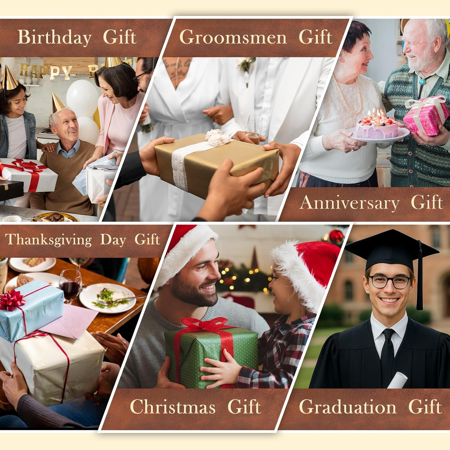 Toiletry Bag for Men, Large Leather Travel Essentials Shaving Kit, Water Resistant Bathroom Toiletries Organizer Cosmetic Bags, Gifts for Men, Him, Father, Dad, Husband, Son, Boyfriend, Grandpa image number 1