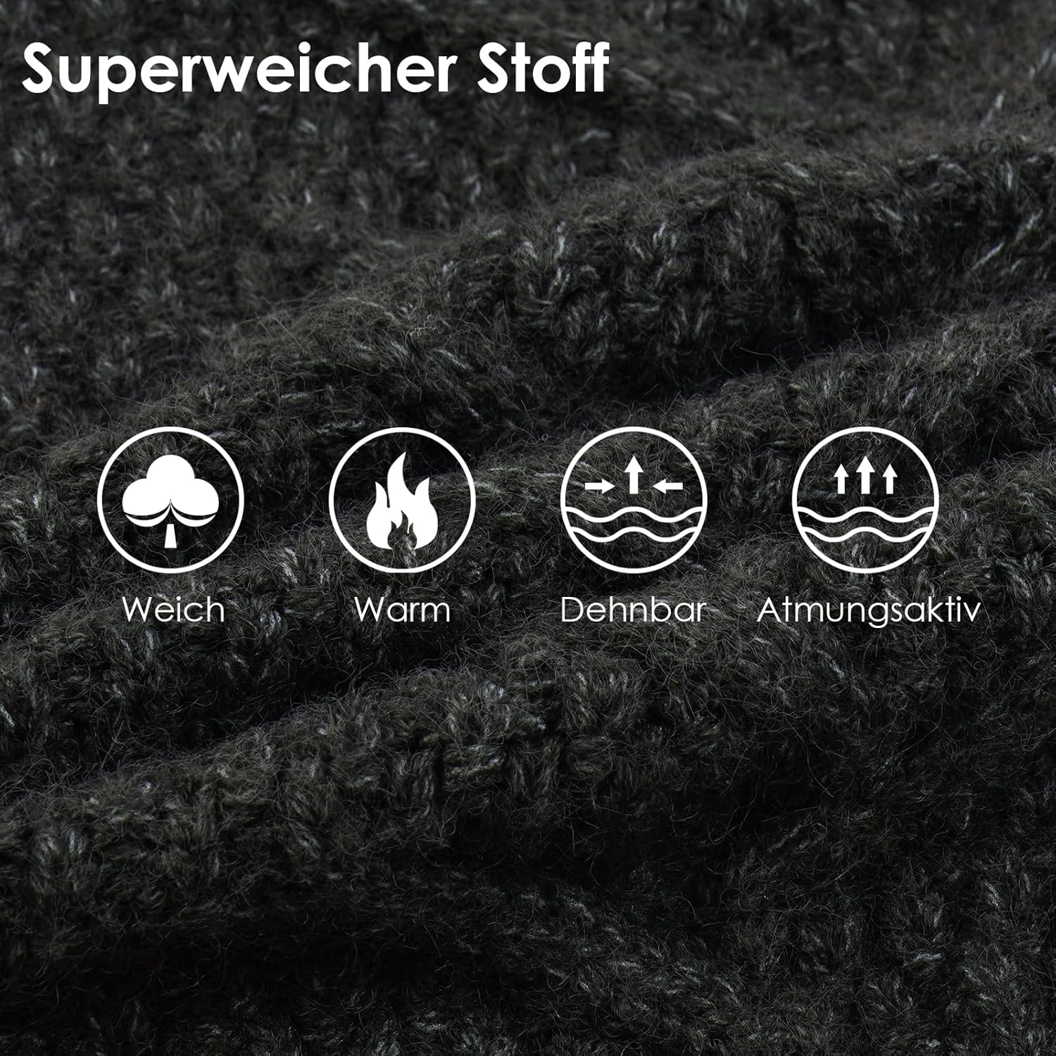 Katzinst Dog Jumper, Knitwear, Dog Clothes, Warm Dog Clothes for Medium and Large Dogs, Jumper Pet Coat for Cold Winter, Warm Winter Clothing for Labrador - (M-4XL) image number 6