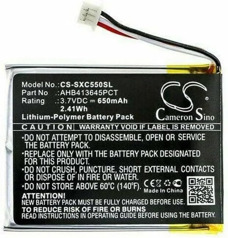 Replacement Battery Compatible with Sennheiser PXC550 Wireless Headphones (Part AHB413645PCT) image number 1