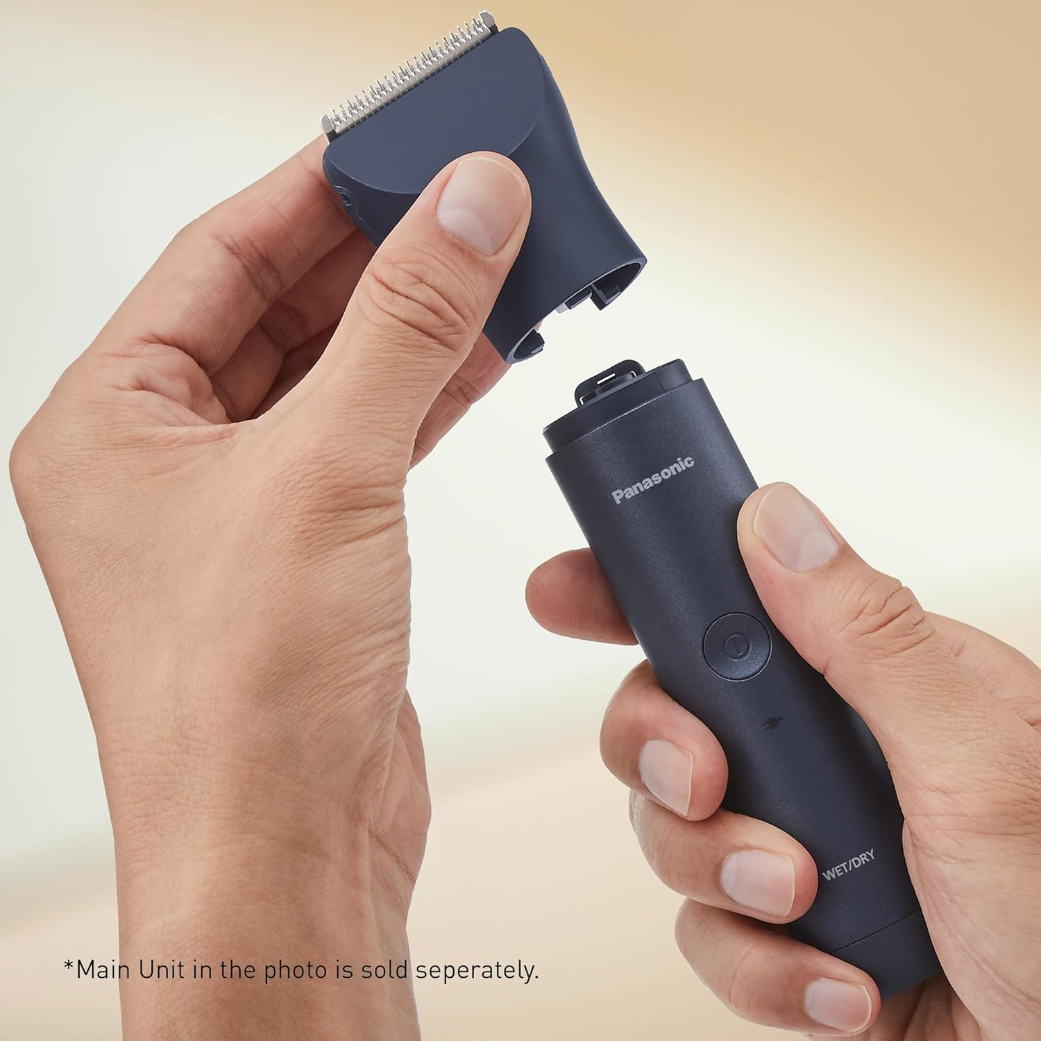 Panasonic ER-CHC1 Multishape Modular Personal Care System, Hair Clipper Head Attachment, 15 Length Settings, 4 Comb Attachments, Black