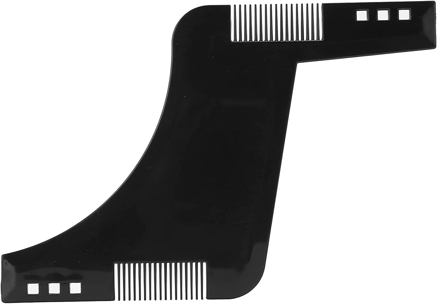 TAVVKE 2 Pack Beard Shaping Tool with Comb for Men - Create Perfect Symmetric Lines and Trim with Beard Trimmer Hair Clipper