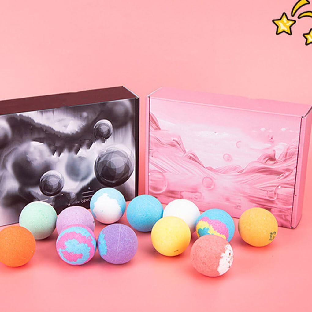 12Piece Indulge in Luxury Bath Gift Set for Relaxing and Nourishing Spa Experience Spa Essentials Bath Bombs Set image number 3