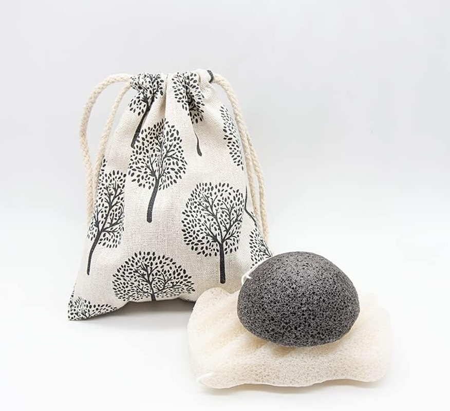 Bath Brush Konjac Bath Sponge for and Body Cleansing Bath Body Brush (Size : 3PCS-PYB) image number 2