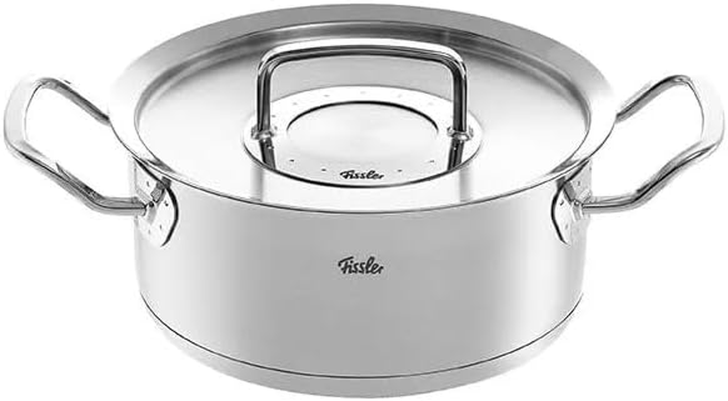 Fissler Original Profi Collection 2.0, Casserole 24Cm / 4.6 Litre, Stainless Steel, Made in Germany