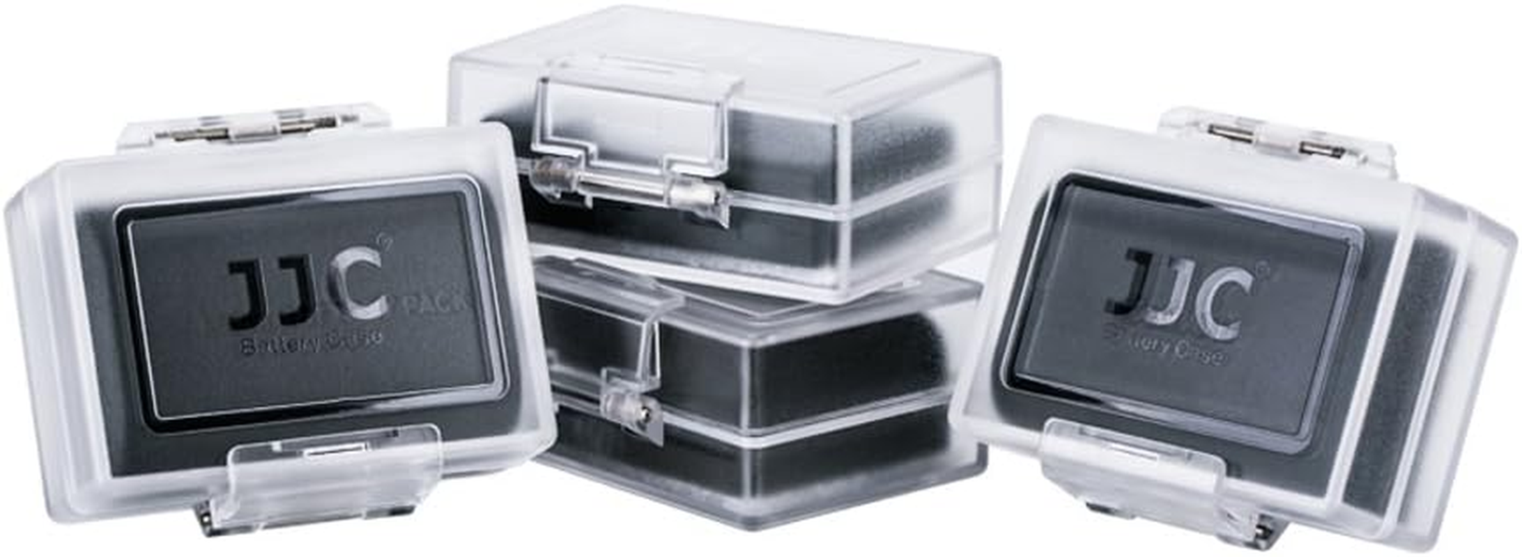 JJC Camera Battery Case Holder Box for Canon LP-E17 LP-E10 LP-E6 Lp-E6N,Nikon En-El15A En-El14,Fujifilm NP-W126 Np-W126S,Sony NP-FW50 NP-FW100 and More Camera Battery Pack below 2.36" X 1.65" X 0.94" image number 5