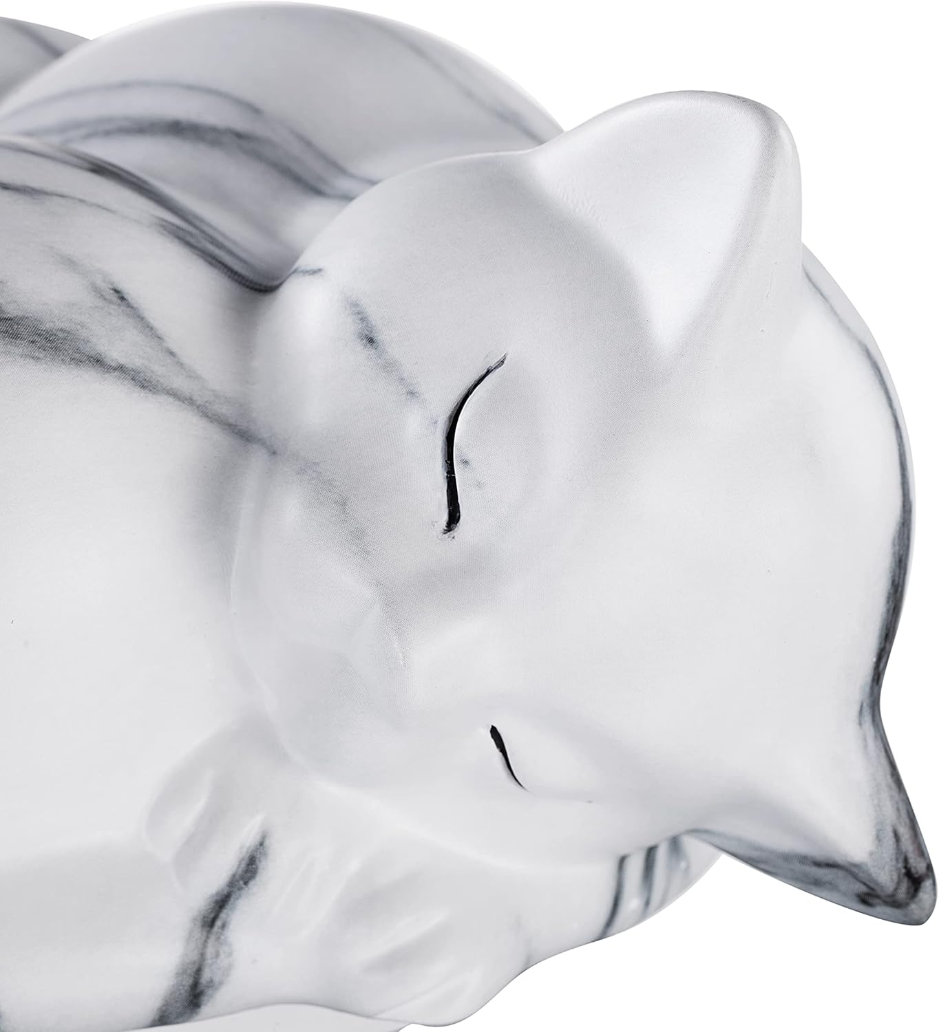 Kriss Art Pet Urns,Sleeping Resin Cremation Cat Urn, Cat Urns for Ashes, Small Animal Urn （White）&hellip;