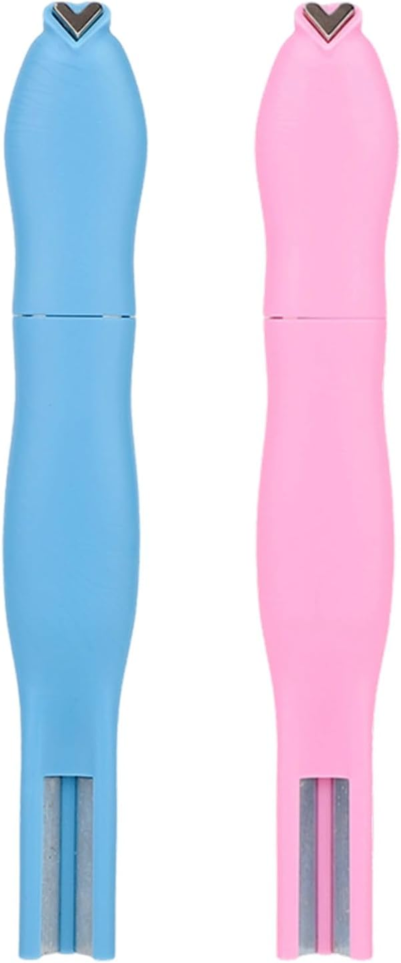 2Pcs 3-In-1 Heart Magnet for Cat Eye Gel Polish, 2025 New Magnetic Nail Tool Heart Shape round Line Shape Nail Magnet Pen for DIY Manicure Salon Decoration (Blue, Pink) image number 6