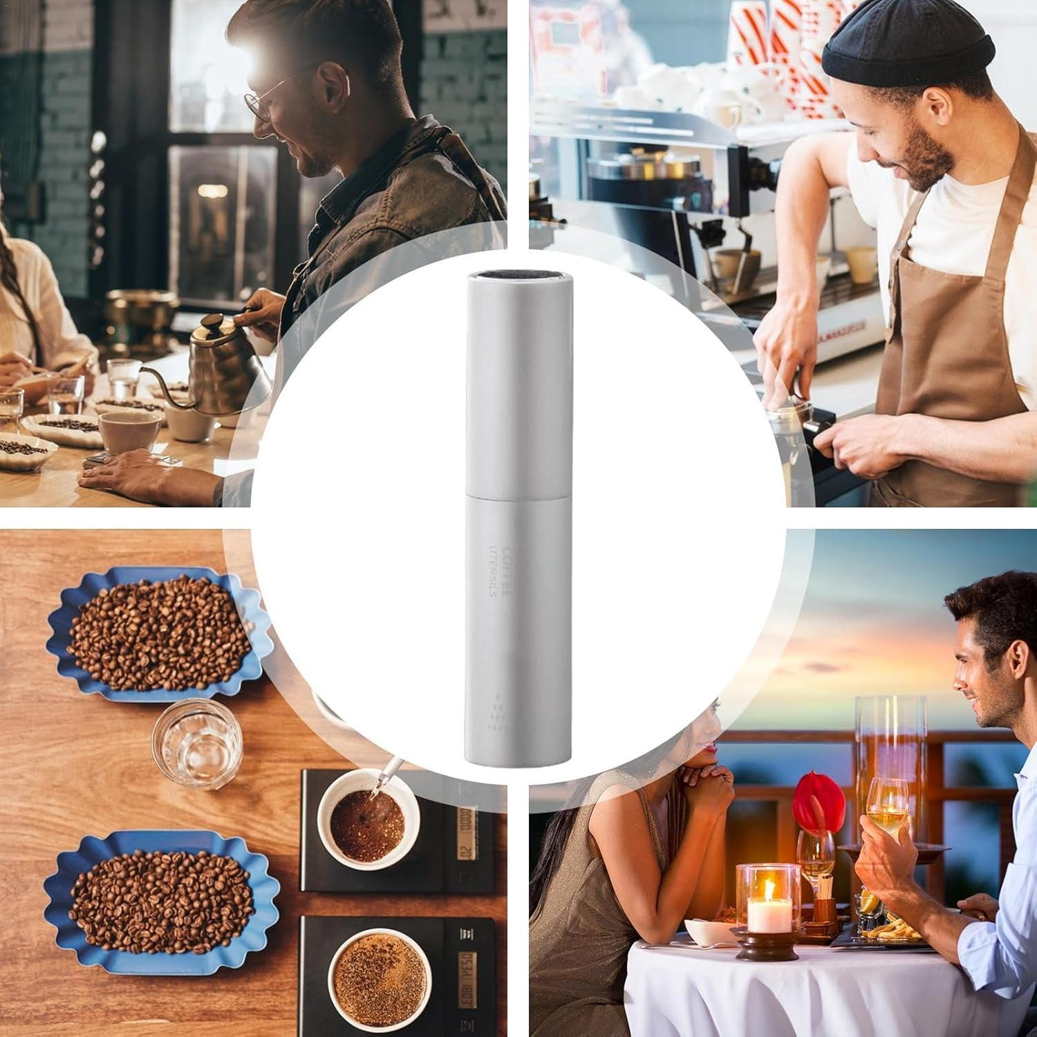 Mbiyhgta Coffee Spray Bottle | 10Ml Spray Bottle Water Atomizer | RDT Sprayer, Perfume Atomizer, Coffee Bar Accessories for Women Men Coffee Lovers - Black image number 3