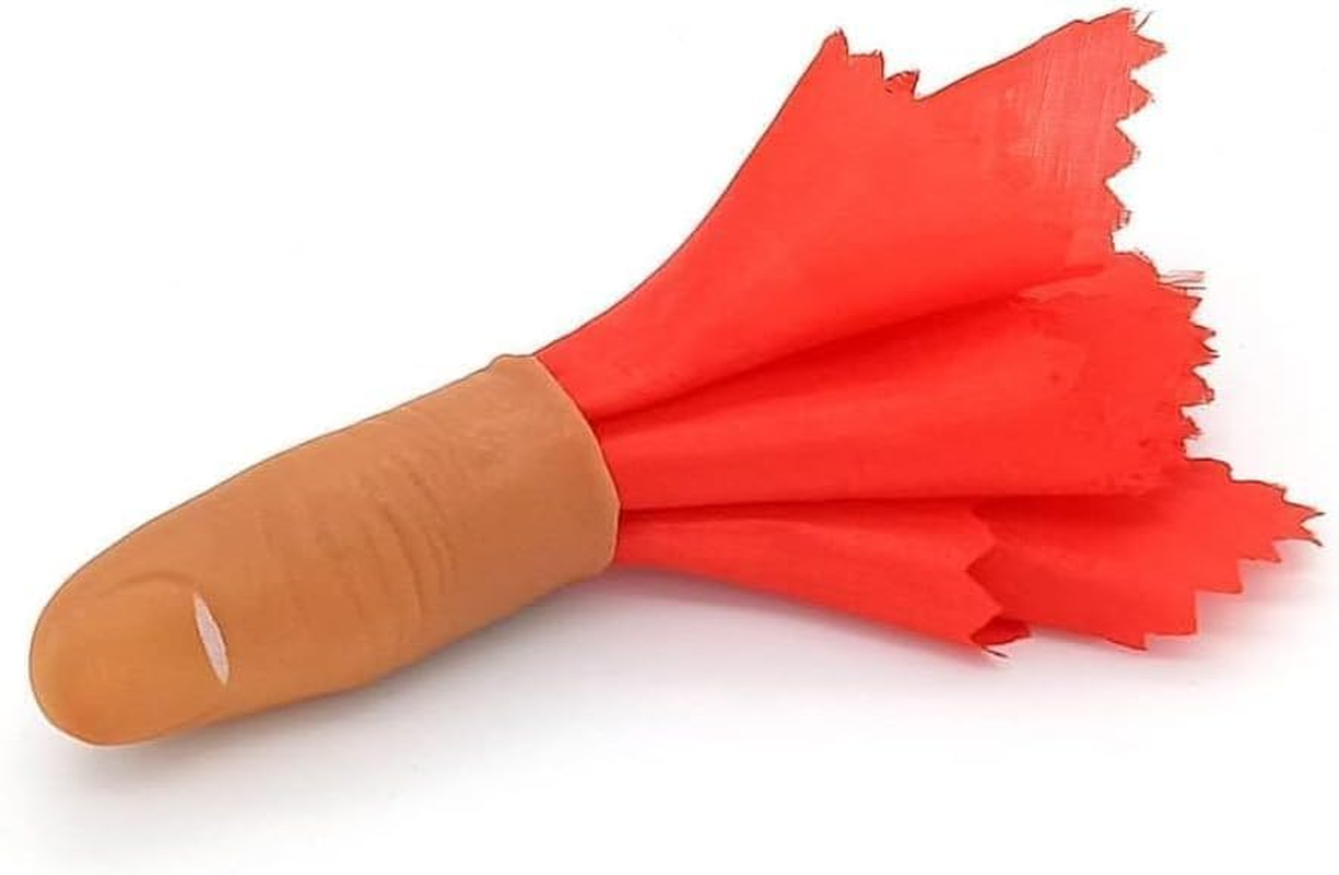 2Pcs Thumb Tip Magic Tricks Fake Thumb Tip Silk Vanish Magic Disappearing Silk Fake Thumb Tip Magic Trick Gimmick Magician Accessory Close up Illusions Making Objects Appear/Disappear, Decoration image number 4