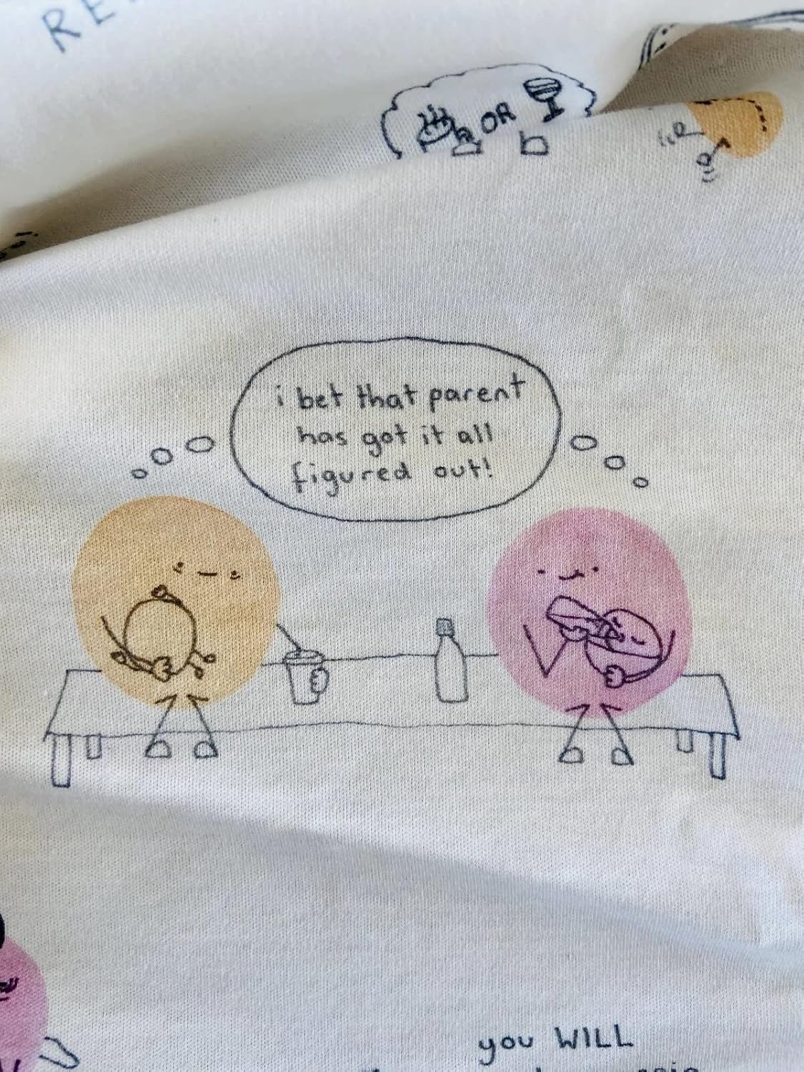 Anchor & Arrow Josie Doodles Baby Cot Sheet image number 1