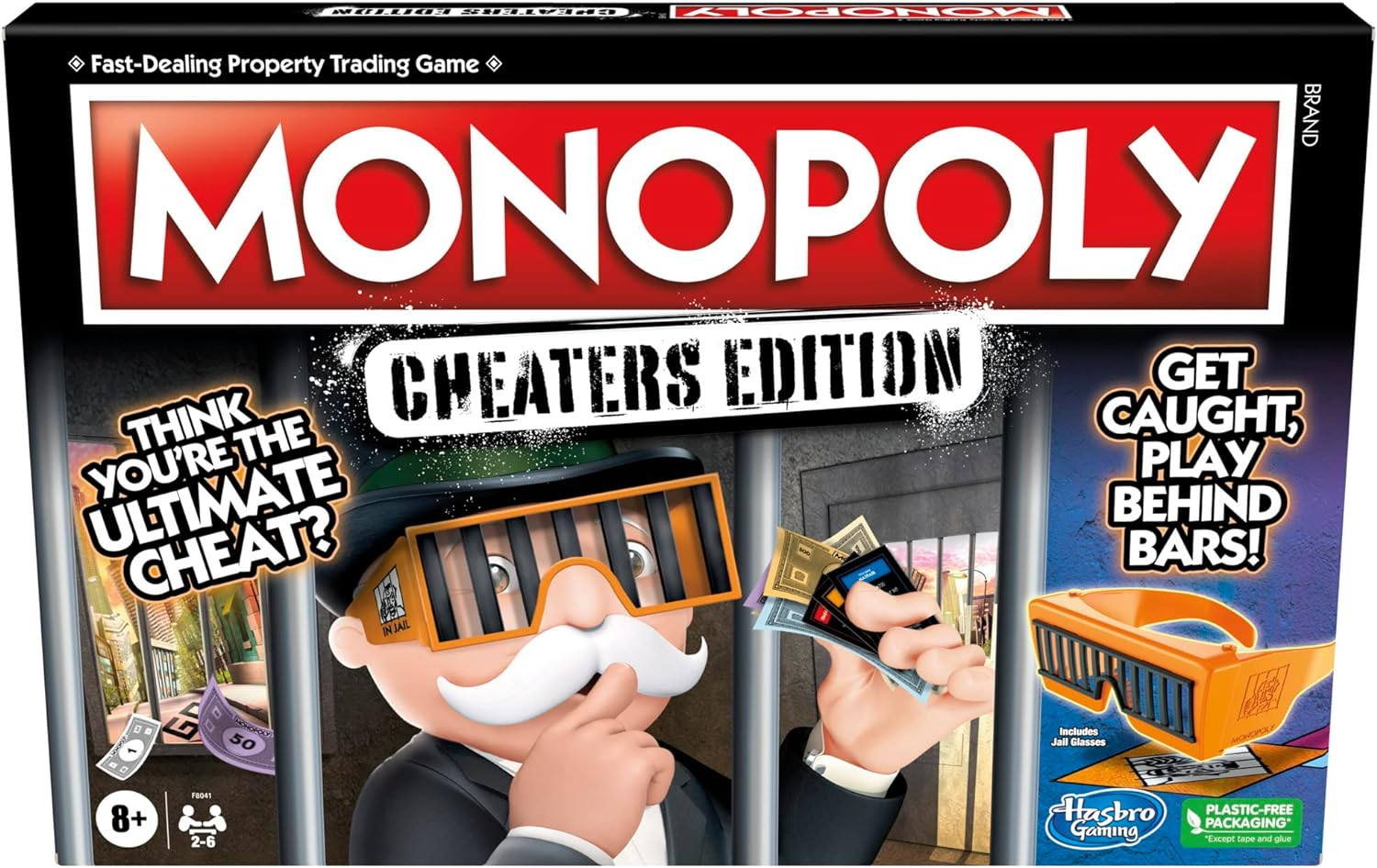 Monopoly Cheaters Edition Board Game for Families and Kids, Family Game for 2-6 Players image number 3