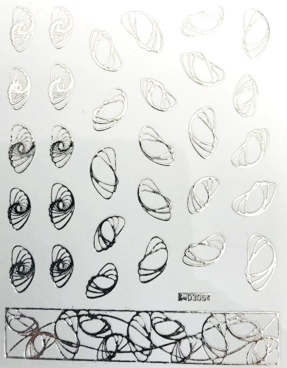 Nail Art Stickers LINES Collection image number 6