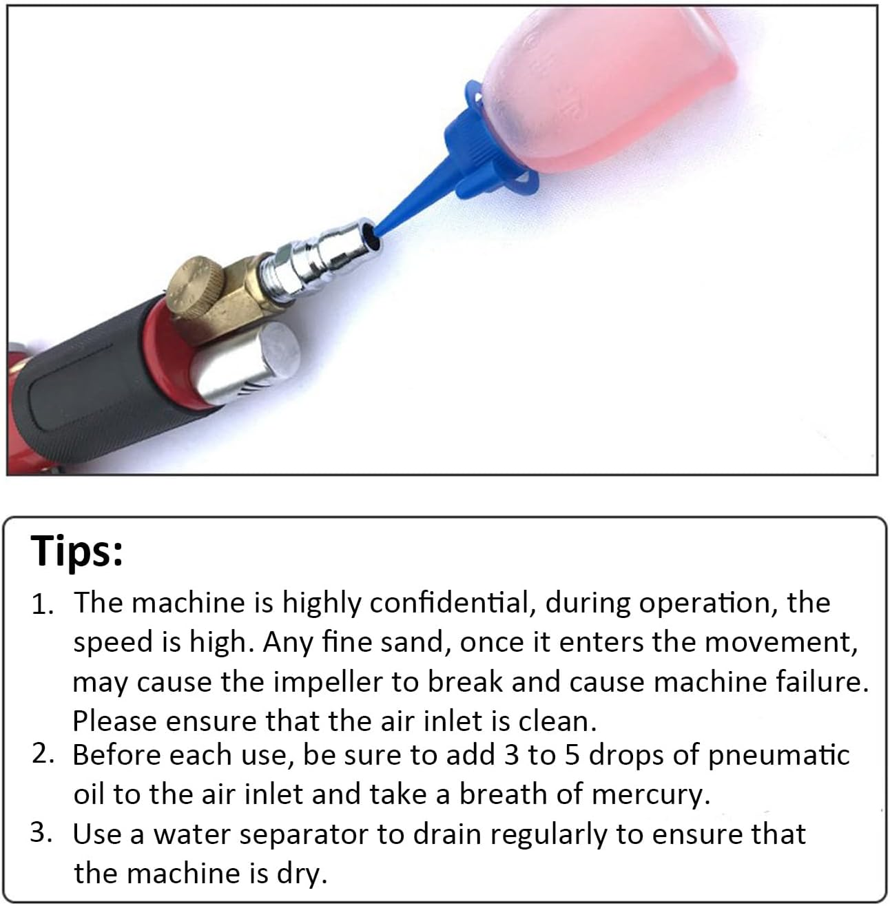 ZHONG an 2 3-Inch Mini Orbital Sander Da Sander Air Dual Action Sander Air Polisher Super Smooth and Swirl Freely for Auto Body Work (Yellow) image number 4