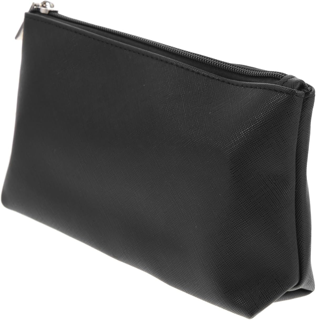 VANZACK Portable Makeup Brush Organizer Bag Compact PU Leather Cosmetic Case for Travel Stylish Storage Pouch for Women Easy Access Travel Makeup Bag